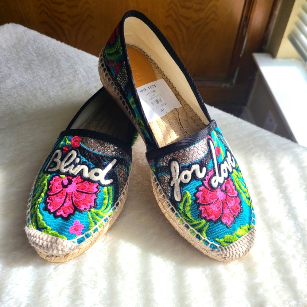 COPY - Gucci BLIND FOR LOVE Espadrilles